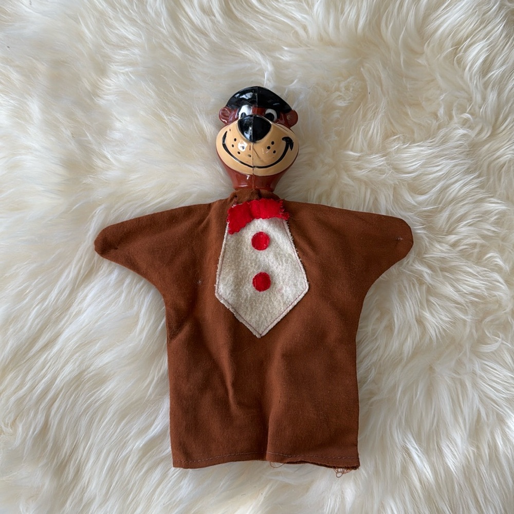 Vintage Yogi The Bear hand puppet 1960’s